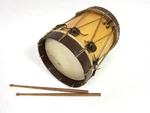 Medieval Renaissance Drum Ems Design W/ Snare & Sticks 10 X 11". Fixed Price $189.99.