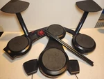 Sharper Image Digital 6PC Electronic Drum Set - 2 Pads Have Issues, No Cord. Fixed Price $18.00.
