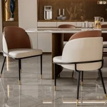 Set 2 Upscale Microfiber Leather Dining Chairs Softest Backrest Kitchen. Fixed Price $239.92.