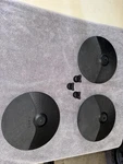 Lot Of 3 Alesis Nitro Drum 10" Pad Hi-hat Cymbal Single Zone. Fixed Price $19.95.
