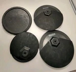 Pair Of Simmons SD600/S200/S500 Electronic Drum Pads And Cymbals. Fixed Price $59.00.