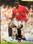 Hand Signed Djemba A4 Photo Manchester United + Coa. Fixed Price $39.96.