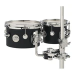 Dw Design Concert Toms 6" & 8" Black Satin W/mount. Fixed Price $439.00.