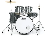 Pearl Roadshow 5-PIECE Complete Drum Set With Cymbals 22" Kick Charcoal. Fixed Price $725.99.