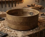 Solid Wood 14 X 5 Snare Drum Shell Segmented Diy Free Float Stave Pearl Cnc. Fixed Price $98.00.