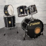 Used Vintage Sonor Force 3000 5PC Drum Set Black - Fair. Fixed Price $1319.99.