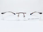 New Armani Exchange AX1039 6114 Mens Bronze Rectangle Eyeglasses Frames 56/17. Fixed Price $149.99.