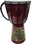 Djembe Drum Bongo Congo 12" Hand Carved Paint African Aboriginal Wood Clearance. Fixed Price $29.99.