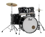 Pearl Roadshow 5-PC Complete Drum Set W/22" Kick, Cymbals & Hardware Jet Black. Fixed Price $669.99.