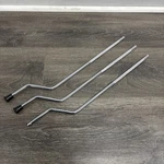 Lot Of 3 Pearl Floor Tom Chrome Legs From Roadshow Drum Set. Fixed Price $44.99.