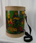 Large Remo Two-headed Rainforest Youth Festival Drum, Wearable Double Sided. Fixed Price $60.00.