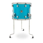 Dwe Electronic/acoustic Floor Tom 14X12 Laser Blue Metallic. Fixed Price $979.00.