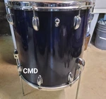 Vintage Slingerland 1964 16" Floor Tom Drum Med/dark Blue Glass Sparkle Players. Fixed Price $295.00.