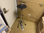 Roland VH-11 V-hi-hat 12 Inch V-drum Cymbal Pad W/taye Stand D9H7428. Fixed Price $275.00.