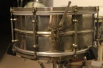 Vintage Slingerland All Metal 1920S-30S Nickel 8 Tube Lug 6.5 X14 Snare Drum. Fixed Price $785.00.