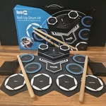 Rockjam Roll Up Drum Kit RD900 Electronic Portable Bluetooth Set. Fixed Price $61.33.