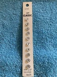 Vintage New C700 Classic 1/8 Pearl Round 2-HOLE Sewing Buttons Rack 10 Ct.. Fixed Price $12.50.