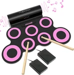 Jochaie Electric Drum Set For Kids Roll-up Pad Machine With Headphone B.... Fixed Price $64.92.