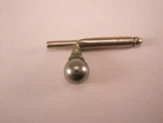Single (1) 1/4" Round Gray Faux Pearl Vintage Formal Tuxedo Prom Shirt Stud C153. Fixed Price $19.49.