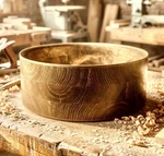 Solid Wood 14 X 5 Snare Drum Shell Segmented Diy Free Float Stave Pearl Cnc. Fixed Price $98.00.