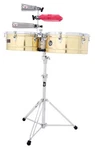 Lp Latin Percussion 14" & 15" Prestige Brass Timbale Drums Set W/ Stand. Fixed Price $769.99.