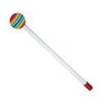 Mallet, Rainbow, 3/8 X 8, White Plastic Handle, 36MM Multi-colored Foam Head. Fixed Price $17.99.