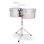 Latin Percussion LP258-S 15" And 16" Tito Puente Thunder Timbales Stainless. Fixed Price $879.99.