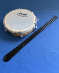 6" Torelli Tamborim Nylon Head Yellow Body Tambourine + Triple Stick Percussion. Fixed Price $58.00.