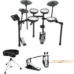 Roland V-drums TD-07DMK Electronic Set Double Bass Essentials Bundle. Fixed Price $1504.00.