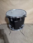 Vintage Rogers Powertone 18" Floor Tom Drum Black. Fixed Price $339.00.