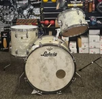 Ludwig Vintage Super Classic Drum Set 12/14/20 White Marine Pearl. Fixed Price $2400.00.