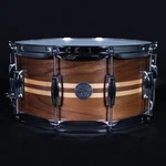 Gretsch 14" X 6.5" Full Range Snare Drum, Walnut With Dual Maple Inlay. Fixed Price $399.00.