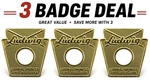 Ludwig Keystone Drum Badge -3 Deal Reproduction Replacement /restoration. Fixed Price $53.67.