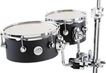 Dw Design Series Concert Toms With Mount 8/10 Inch Black Satin. Fixed Price $469.00.