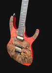 Leo Jaymz Monsoon Deluxe Guitar Burl & Resin Finish +custom Case Pro Setup. Fixed Price $279.00.