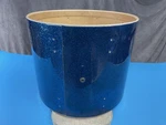 Dw Collectors Series Maple 16 Floor Tom Drum Shell Blue Sparkle Glass. Fixed Price $274.99.