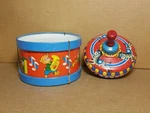 Vintage Ohio Art Company Snare Drum & Spinning Top Tin Kids World's Best Toys. Fixed Price $22.95.