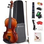 Vangoa 4/4 Full Size Set Fiddle, Handcrafted Starter Acoustic Violins Kit. Fixed Price $349.99.