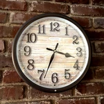 Rhythm Musical Wall Clock 12 Melody Timber CMH767UR06 Weathered Deck Pine Wood. Fixed Price $46.99.