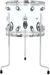 Dw Design Series Floor Tom - 12" X 14" Clear Acrylic. Fixed Price $499.00.