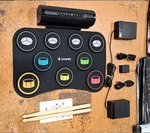Donner DED-20 Se Roll Up Electronic Drum 9 Quiet Pads Built-in Speaker Toys. Fixed Price $55.69.