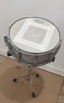 Gp Percussion Silver Chrome Snare Drum 14 Inch Plus Chrime Adjst. Stand. Fixed Price $89.50.