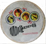 New Monkees Band Tambourine 8 Inch Size Single Row Jingle Calf Skin Head Cp Made. Fixed Price $29.95.