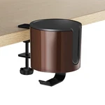 Gunking Luxury 2-IN-1 Anti-spill Cup Holder With Under Desk Coffee Brown. Fixed Price $28.88.