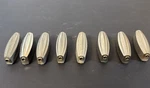 Slingerland Radio King Small Nickel Plated Cigar Streamline Drum Lug Set. Fixed Price $80.00.