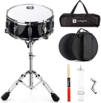Vangoa Snare Drum Set For Kids Students Beginners Kit, 14 Inch, 10 Lugs, Wooden. Fixed Price $143.14.