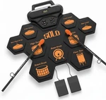 Portable Electronic Roll-up Drum Set 9-PAD Rechargeable Midi W/. Fixed Price $75.98.