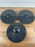 Lot Of 3 Donner DED-80 Electronic Drum Kit Cymbal Trigger Pads No Arms. Fixed Price $39.99.