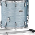Pearl Pmx Professional Maple 18X16" Ice Blue Oyster Wrap Floor Tom Drum W/legs. Fixed Price $781.99.