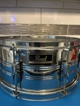 Used Pearl Export Steel Shell Snare Drum 14X7 Has Southside Johnnys Signed Good. Fixed Price $70.00.